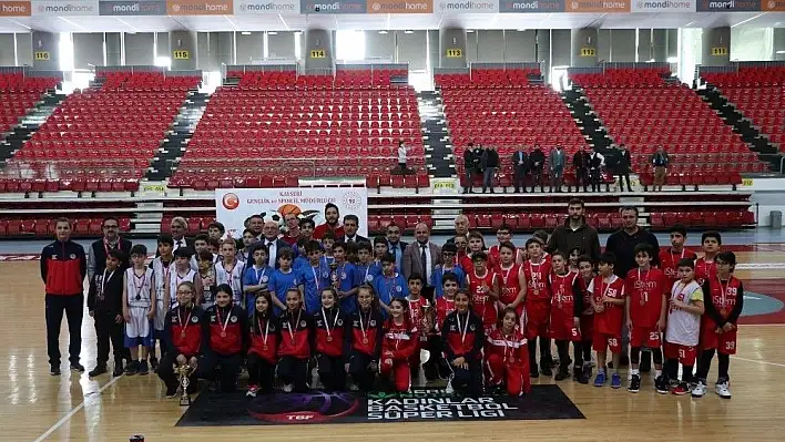 Okullar arası Küçükler Basketbol İl Birinciliği müsabakaları tamamlandı