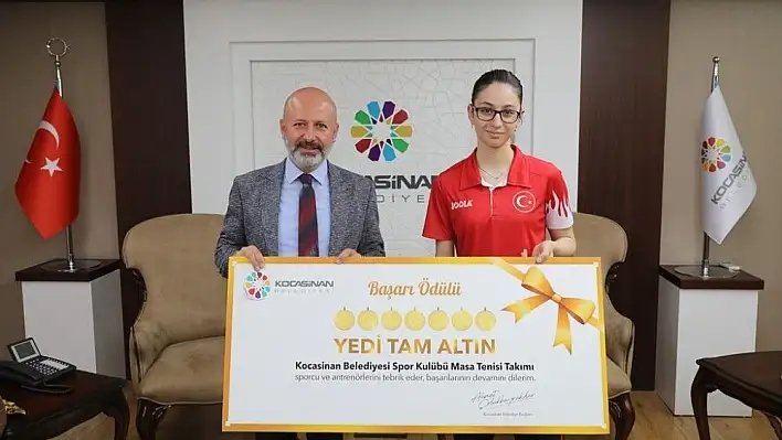 Olimpiyat ve Milli Takım Sporcusu Özge Yılmaz, Kocasinan'da
