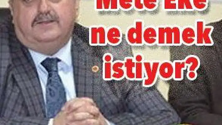 OSMAN ÇİFTCİ'DEN METE EKE'YE CEVAP