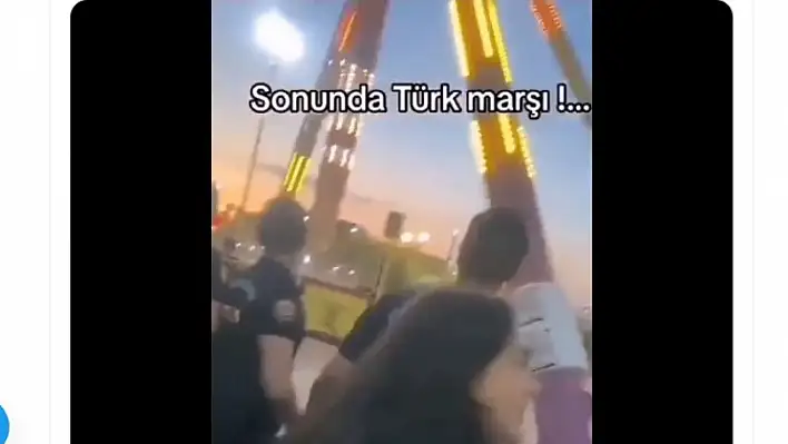 ÖSO Bayrağı açan Suriyelilere vatandaş tepki gösterdi