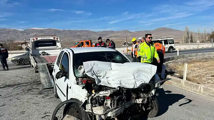 Kayseri karayolunda kaza