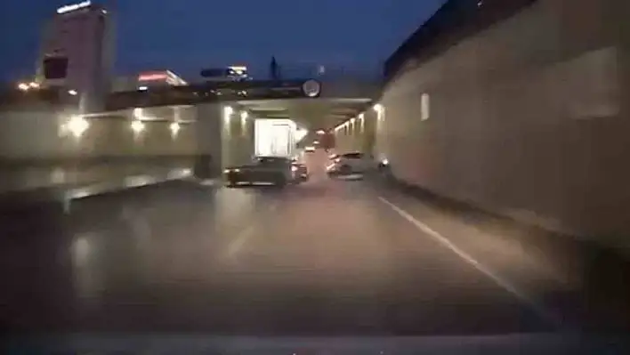 Makas atan sürücü kontrolü kaybetti, faciadan dönüldü!