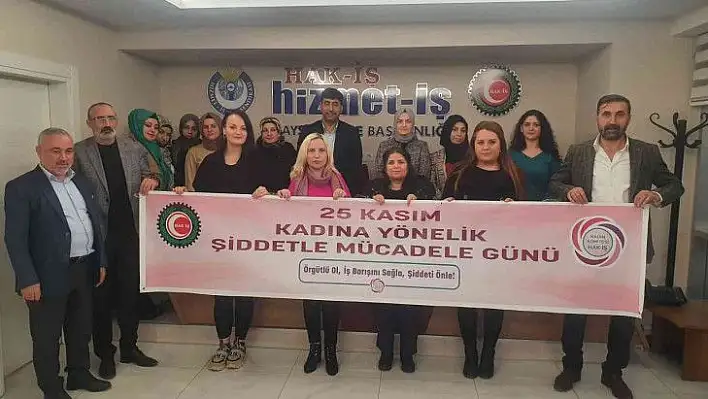 Özbaldöktü: 'Ailemizin baş tacı kadınlarımız için şiddetsiz bir dünya istiyoruz'