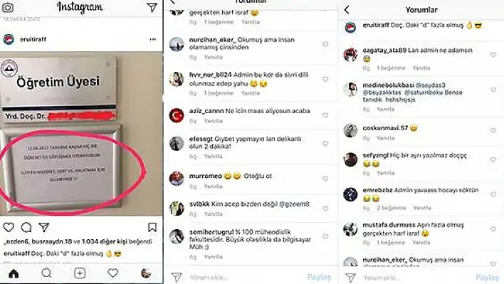 ERÜ'lü akademisyene sosyal medya cezası