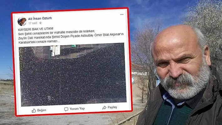  Öztürk: 'Kayseri bak ve utan'