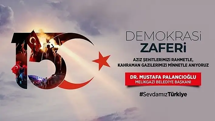 Palancıoğlu, '15 Temmuz günü aynı azim ve şevkle Demokrasi ve Özgürlükler Günü Kutlamalarına hazırız'
