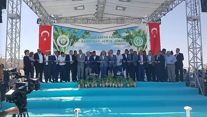 Pancar Çiftçisi'nin beklediği müjdeyi Başbakan Yardımcısı Bozdağ, Boğazlıyan Şeker Kampanya açılışında verdi