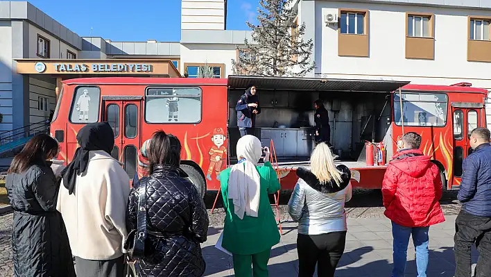 Personele tatbikatlı eğitim verildi