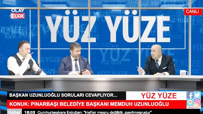 Pınarbaşı Belediye Başkanı  Uzunluoğlu:SORUN YOL DEĞİL DİKKATSİZLİK!