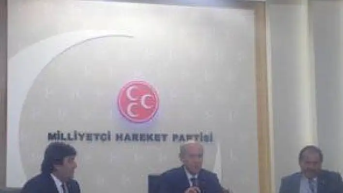 PINARBAŞI'DAN BAHÇELİ'YE ZİYARET