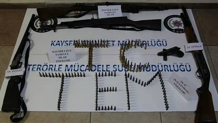 PKK/KCK operasyonunda Mauser silah ele geçirildi