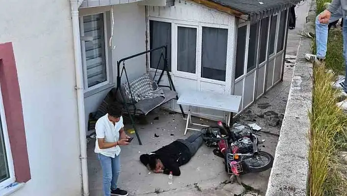 'Dur' ihtarına uymadı kaza yaptı