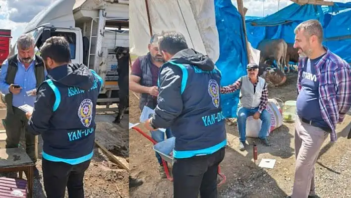 Polisler hayvan pazarında çadır çadır gezdi bakın ne yaptı!