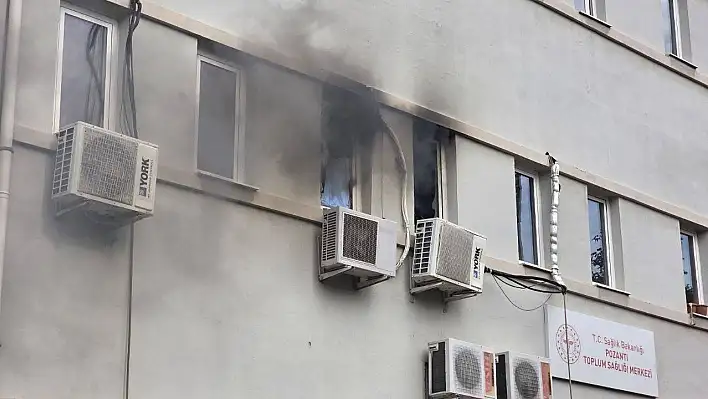 Adana'da Aile Sağlığı Merkezi'nde yangın