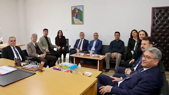 Rektör Altun'dan yeni Müdür Doç. Dr. Çetinkaya'ya ziyaret