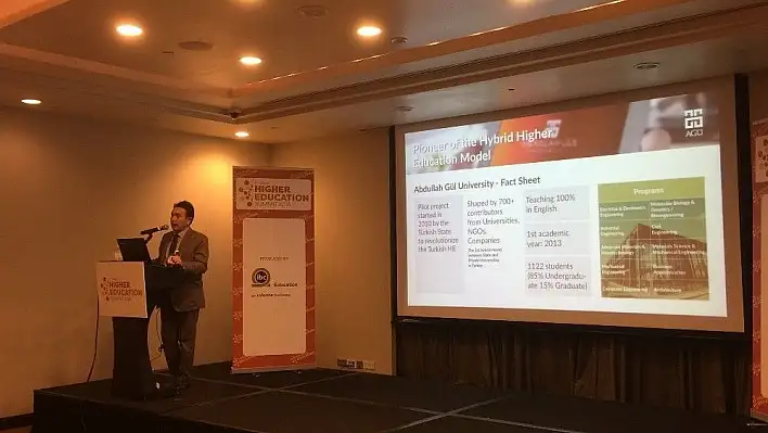 Rektör Prof. Dr. Sabuncuoğlu Asya Yükseköğretim Zirvesi'ne katıldı