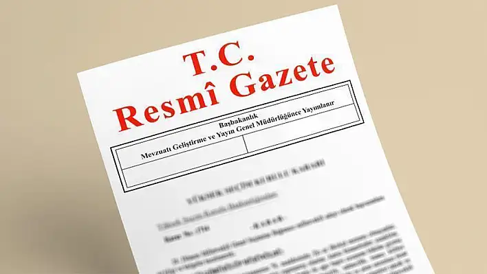 Resmî Gazete'de bugün neler var?