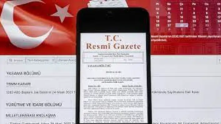 Resmi Gazete'de bugün neler var?