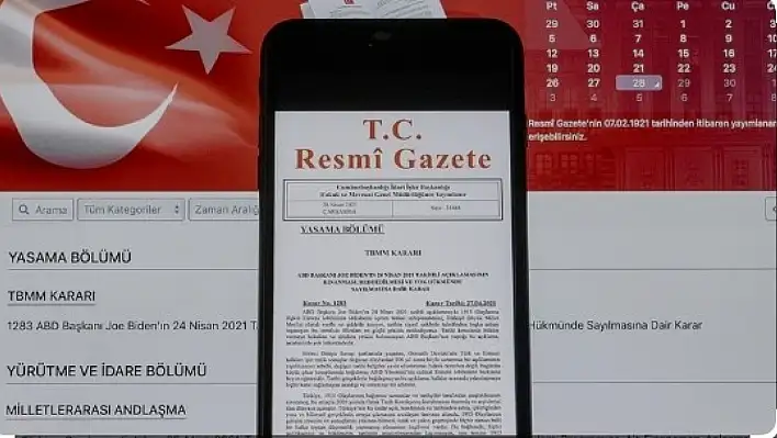 Resmi Gazete'de Kayseri detayı