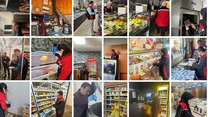 Restoranlardan marketlere, üretim tesislerinden süt toplama merkezlerine... Kayseri'de onlarca adres denetlendi