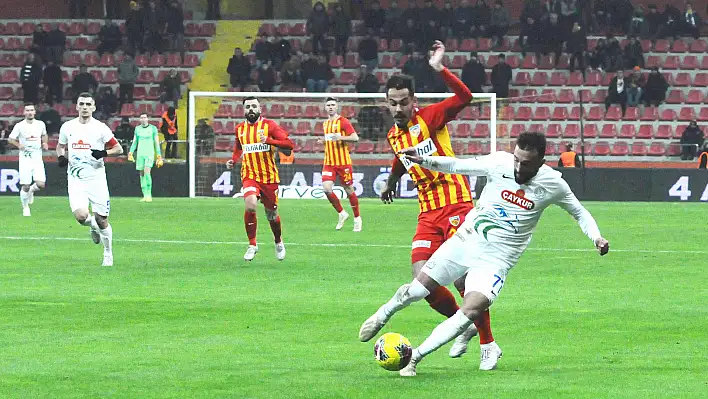 Rizespor ile Kayserispor 22. randevuda