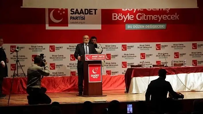 Saadet Partisi ülkenin sorunlarını masaya yatırdı...