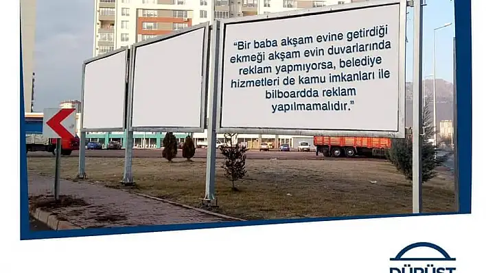 Saadet Partisinden dikkat çeken bilboard göndermesi