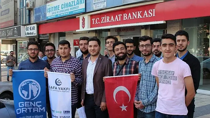 Safa Vakfı Üniversite Öğrencilerinden Cumhurbaşkanı Erdoğan'ın kampanyasına destek
