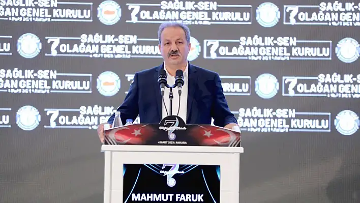 Sağlık-Sen'in genel başkanı Mahmut Faruk Doğan oldu