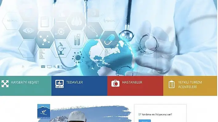 Sağlık turizmi için web hizmet
