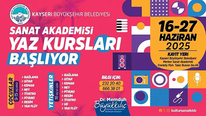 Bağlamadan tiyatroya, piyanodan resme kayıtlar başlıyor
