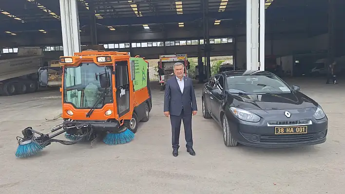 Sarız Belediyesi o aracı teslim aldı