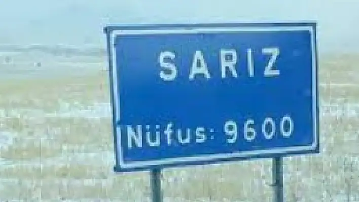 Sarız'da kaza: 1 ölü