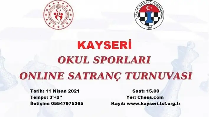 Satranç turnuvası başlıyor