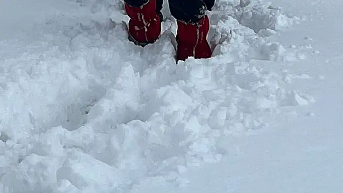 Şehir merkezinde durum farklı ama bu görüntü Kayseri'de çekildi