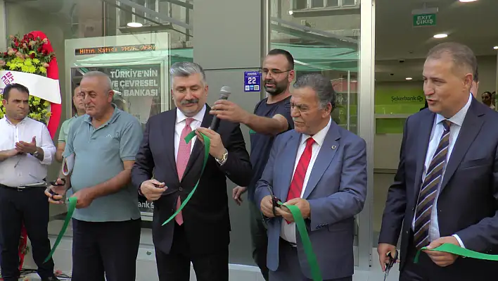 Şekerbank Kayseri Şubesi yeni binasında hizmete girdi