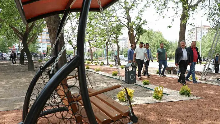 Kayseri'de o park baştan aşağı yenileniyor