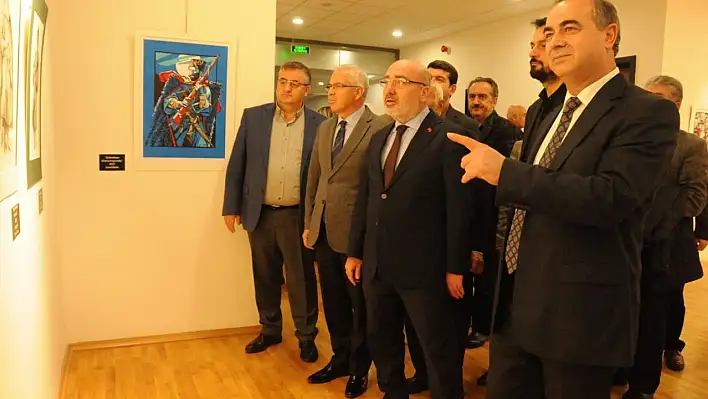 Sergiye ünlü ressam Rustam Yahihanov da katıldı