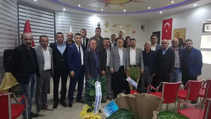 Şıhlı Derneği AK Parti Develi İlçe Başkanı Turan'ı ziyaret etti
