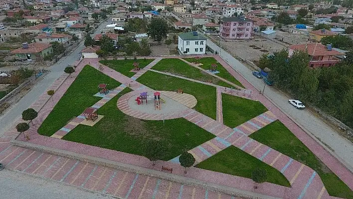 Sindelhöyük mahallesinde park çalışmaları tamamlandı