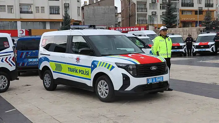 Sivas'ın güvenlik araç filosuna önemli takviye