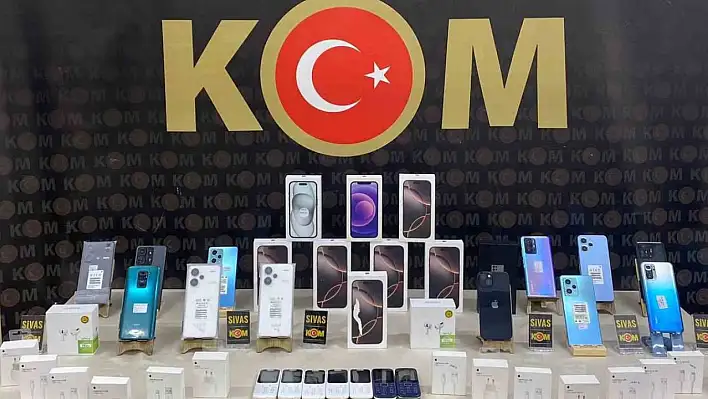 1 milyon TL değerinde kaçak telefon ele geçirildi