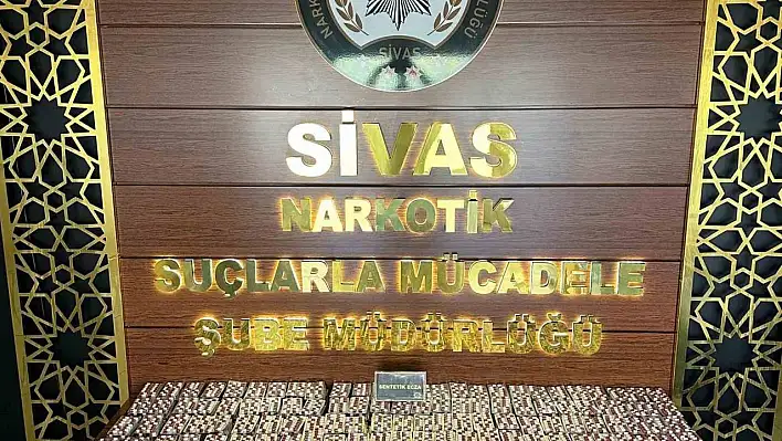 13 bin 821 sentetik ecza hap ele geçirildi