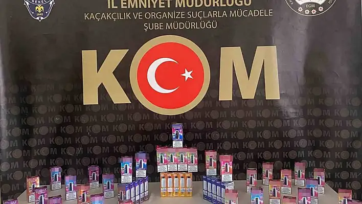 Kaçak elektronik sigara ele geçirildi