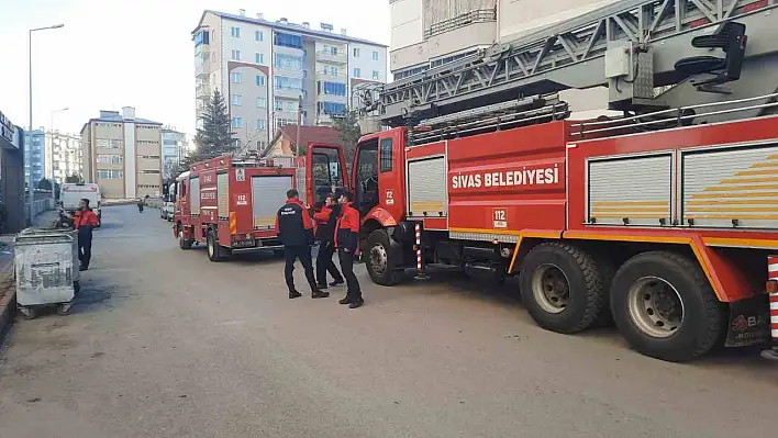 Sivas'ta asılsız yangın ihbarı ekipleri harekete geçirdi