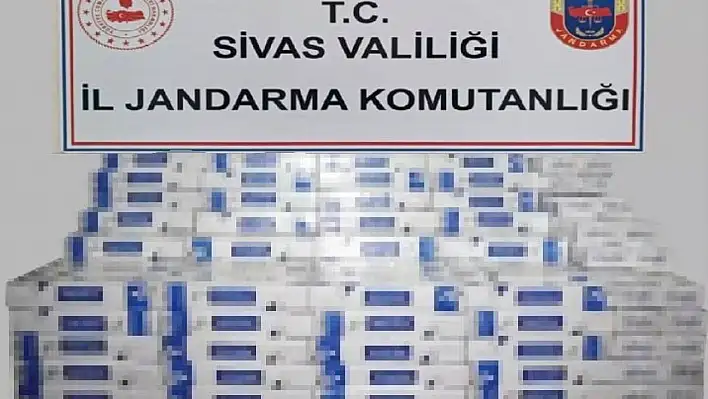 Binlerce bandrolsüz sigara ele geçirildi