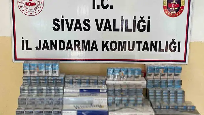 Sivas'ta bir ayda bakın ne kadar kaçak sigara ele geçirilmiş