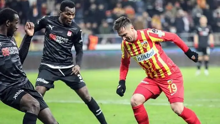 Sivasspor ile Kayserispor 30. randevuda