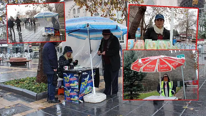 Soğukta ekmek mücadelesi