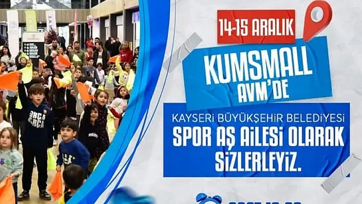 Kayseri'de AVM spor etkinlikleri başlıyor